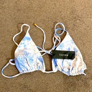 NWT Tavik Phoenix Swim Top ECO - Tie Dye Periwinkle